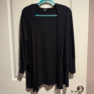 Splendid Black Textured Cardigan